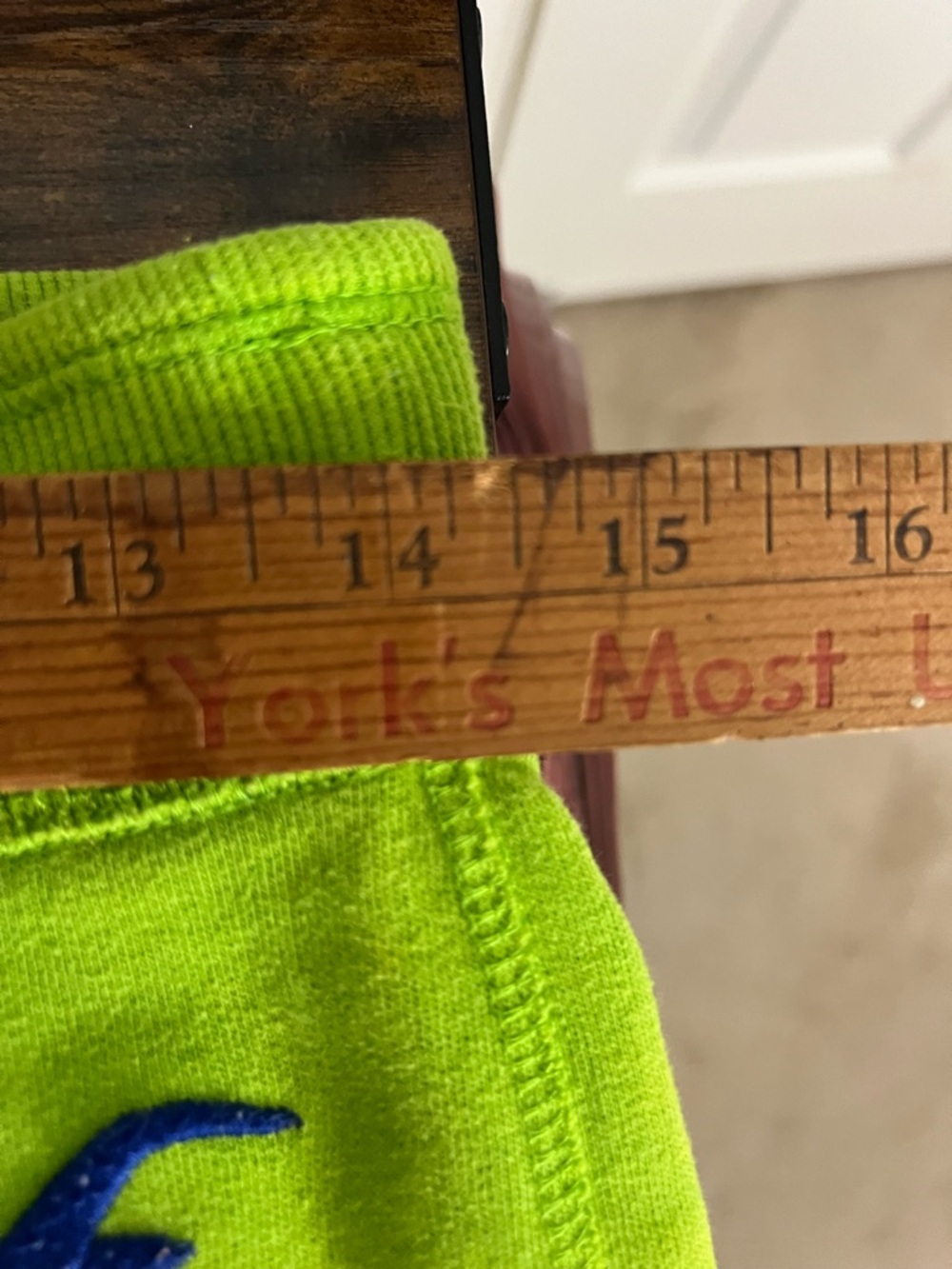 Hollister Lime Green Spell-Out Sweatpants - Size Small - Y2K Style Joggers - Picture 8 of 8